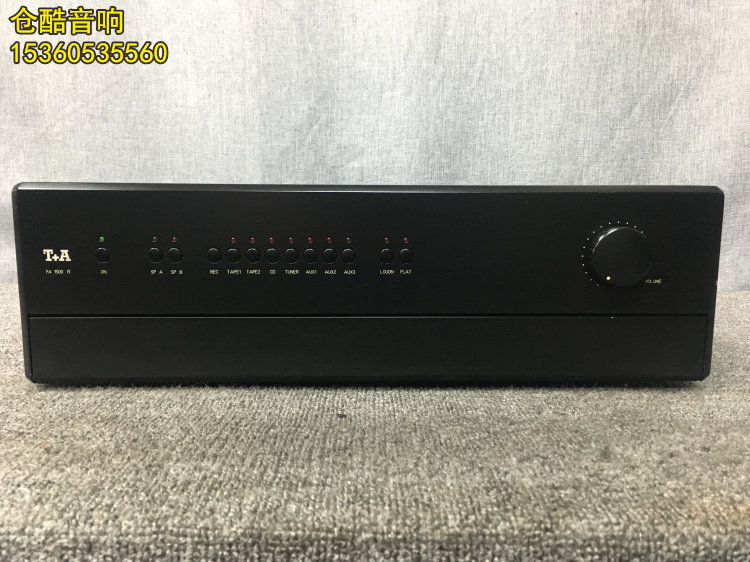 Color New secondhand Imports German T A PA1500R Flagship Grade Fever Power Amplifier HIFI Combined Machine Power Amplifier