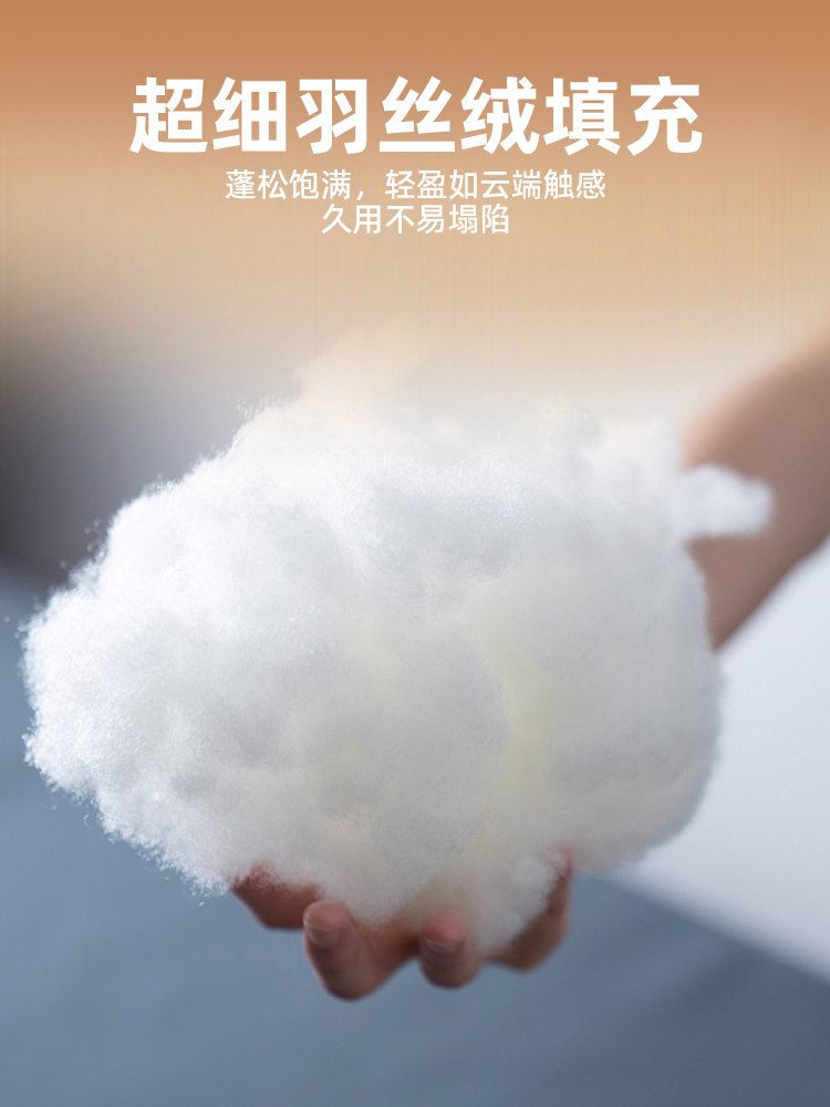 Soybean Fiber Pillow, Cervical Spine Protection, Sleep Aid, Single High Pillow Core, Pair Pack, Home Use, Five-Star Hotel Pillow Core