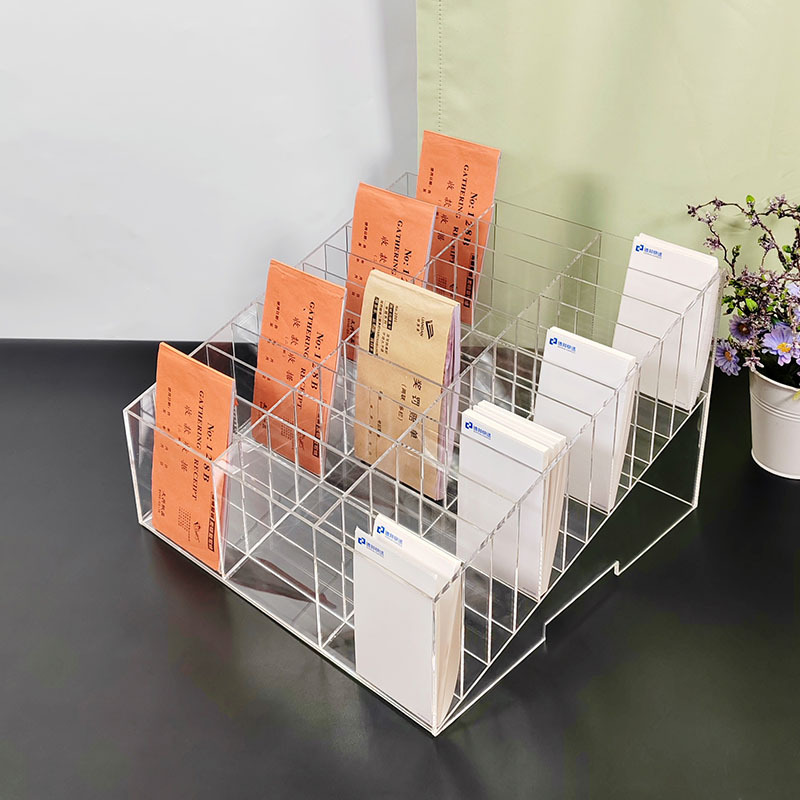 High-Transparency Acrylic Postcard Organizer, Flyer Display, Receipt, Mobile Phone, Express Delivery Slip Storage Rack, Desktop Display High-Transparency Acrylic Postcard Organizer, Flyer Display, Receipt, Mobile Phone, Express Delivery Slip Storage Rack, Desktop Display