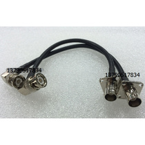 Oscilloscope BNC-JW BNC-KF coaxial radio frequency signal wire elbow BNC revolution BNC mother belt square plate fixation