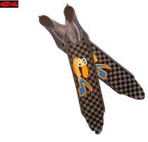 C4-F83 pure carbon fiber free diving hunting fins HT-50 carbon fiber imported from Italy