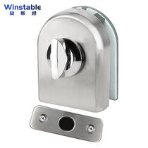 Stainstein 304 stainless steel glass door lock door lock single door open door open glass door lock double insert
