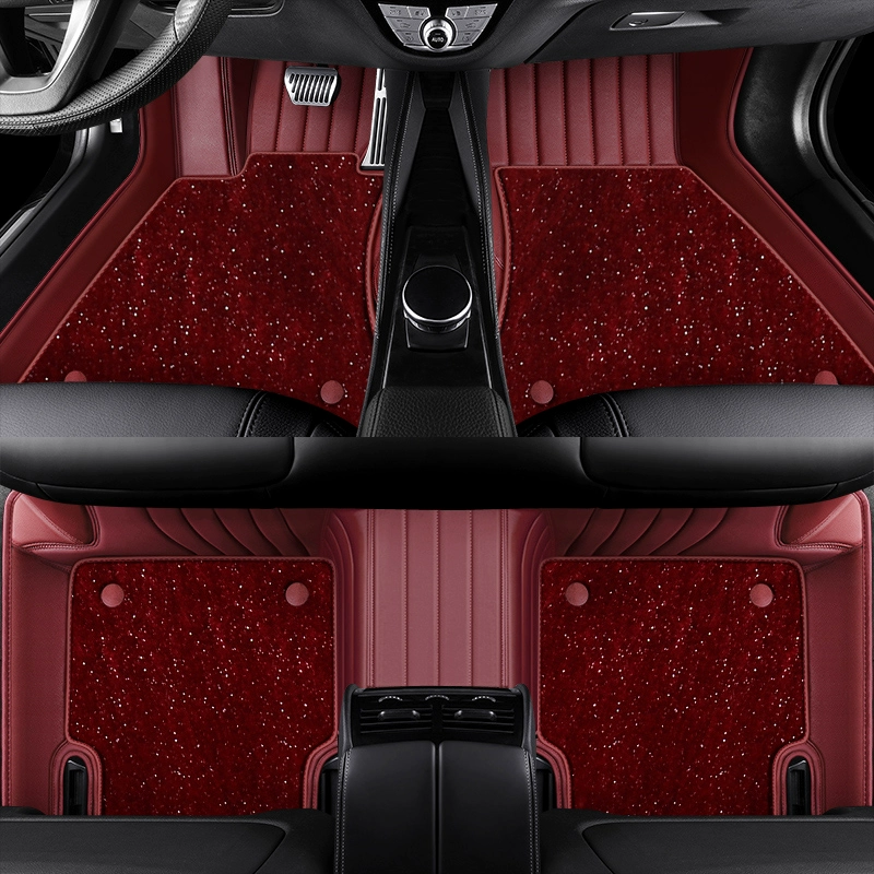 thảm oto cao su Mitsubishi Outlander Qizhi EV Jinxuan ASX Yige Pajero Jinchang da đặc biệt bao quanh thảm lót sàn ô tô thảm lót sàn innova 2019 