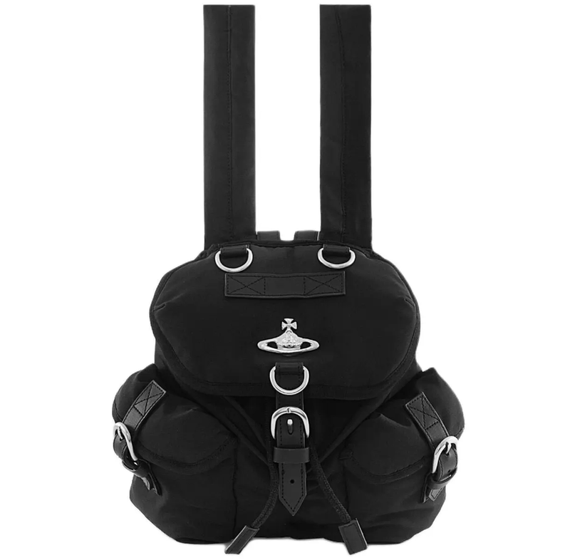 Vivienne Westwood Highland Backpack with 3D Saturn Parachute Design, Small Size