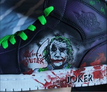 Air Force sneakers customized ID private diy color change aj1 clown jack DC comics hand-painted shoes