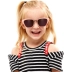 Kính râm Anbi Children Girls Bảo vệ UV Kính râm phân cực Mắt trẻ em Kính cá tính Kính râm - Kính đeo mắt kính kính đổi màu Kính đeo mắt kính