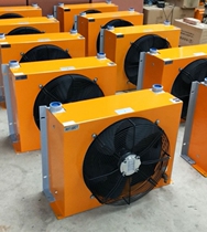 Hydraulic system cooling aluminum alloy air cooler hydraulic pump station fan air cooling cooler fan heat exchanges