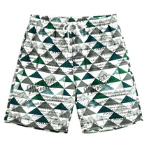 L-HRT speed dry beach pants male speed dry fashion print loose big code seaside holiday casual 50% shorts male