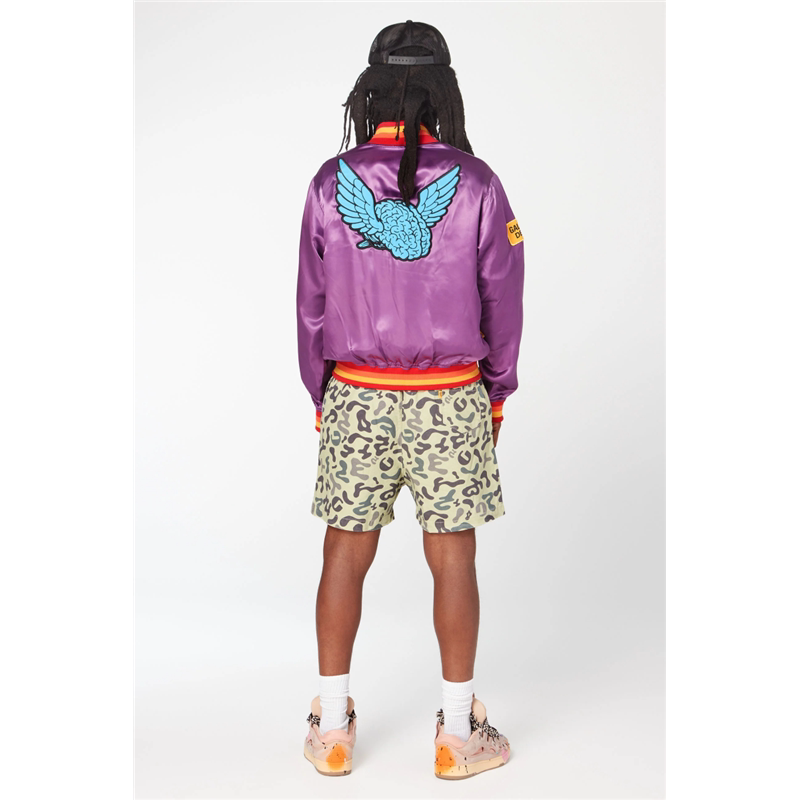 Gallery Dept Patchwork Embroidered Baseball Jacket High Street Fashion Brand Men's Loose Casual Autumn Jacket
