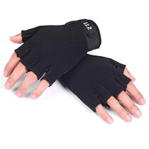 Rock Climbing Tactical Black Fingerless Gloves Cycler