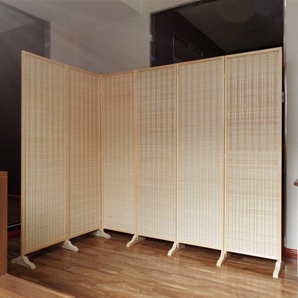 Bamboo screen Chinese Bedroom Japanese-Korean style cut off