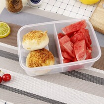 Rectangular sealed fresh lunch box microwave oven plastic