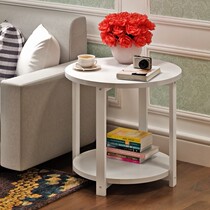 A few solid wooden bedside table shelves small tea table