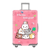 18 elastic waterproof boarding 21 girls do not need 26 suitcase cover 25 inch luggage case cute take off four