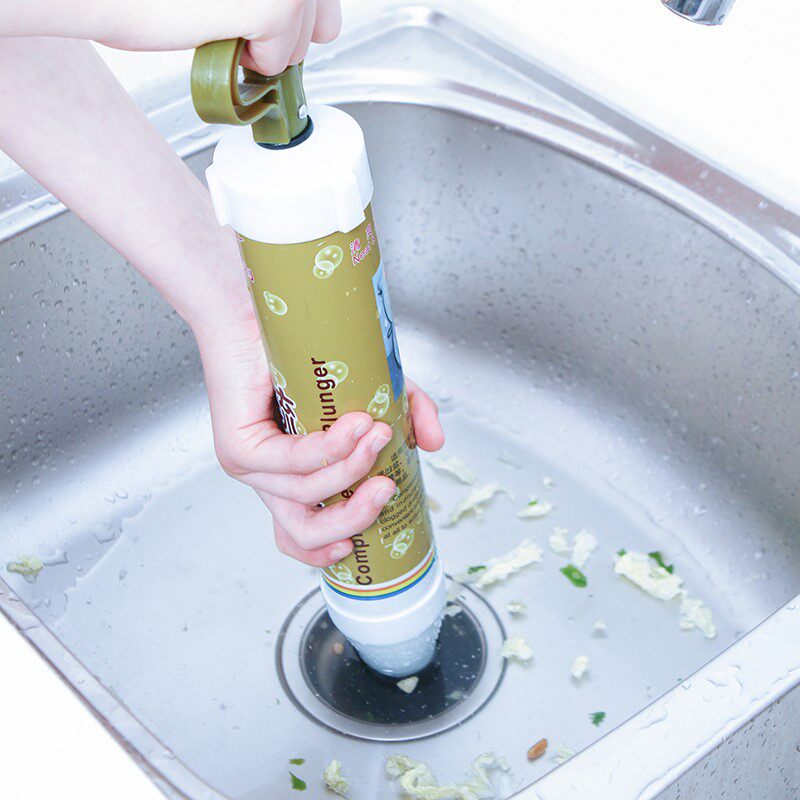 Manual household toilet opener toilet kitchen drain pipe