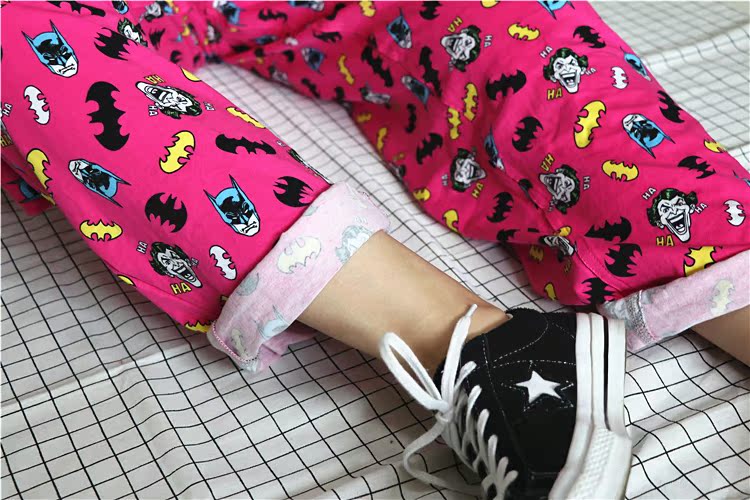 Phim hoạt hình nhân vật phản diện Jack chú hề nam nữ cá tính quần jean nam ống suông
