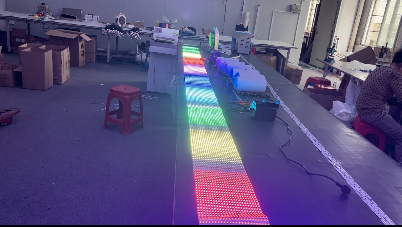 迈爵士DMX512控制器编程幻彩灯带灯光的LOGO