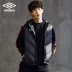 UMBRO yinbao 2018 mùa đông nam mới thể thao và giải trí áo không tay nam vest ấm áp