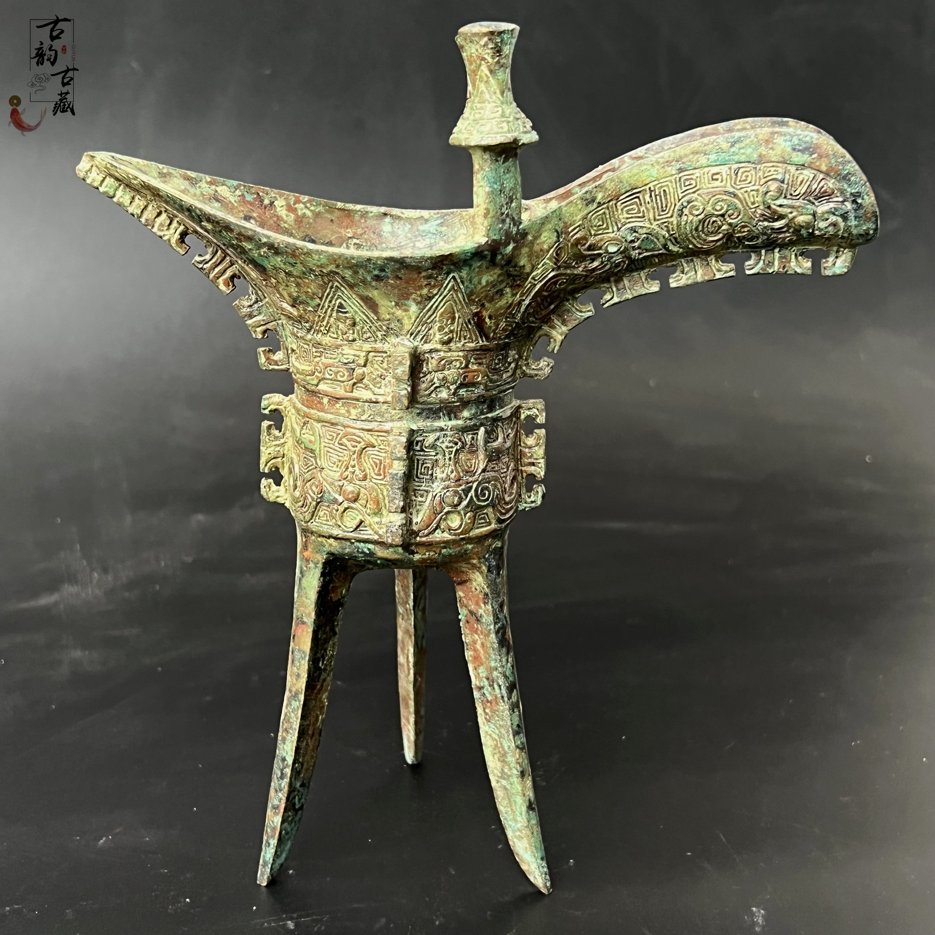 Ancient bronzes collector's collection Shang Dynasty Nice Retro Crafts Imitation Antique Bronze Ware Pendulum Pieces Antique Decoration Ancient Play-Taobao