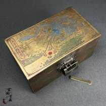Jewelry box such as accessories box old-fashioned Balcony box retro-collection box jewelry box copper box decoration box