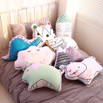 Korean style ins comfort pillow baby cute animal doll and pillow pillow for children