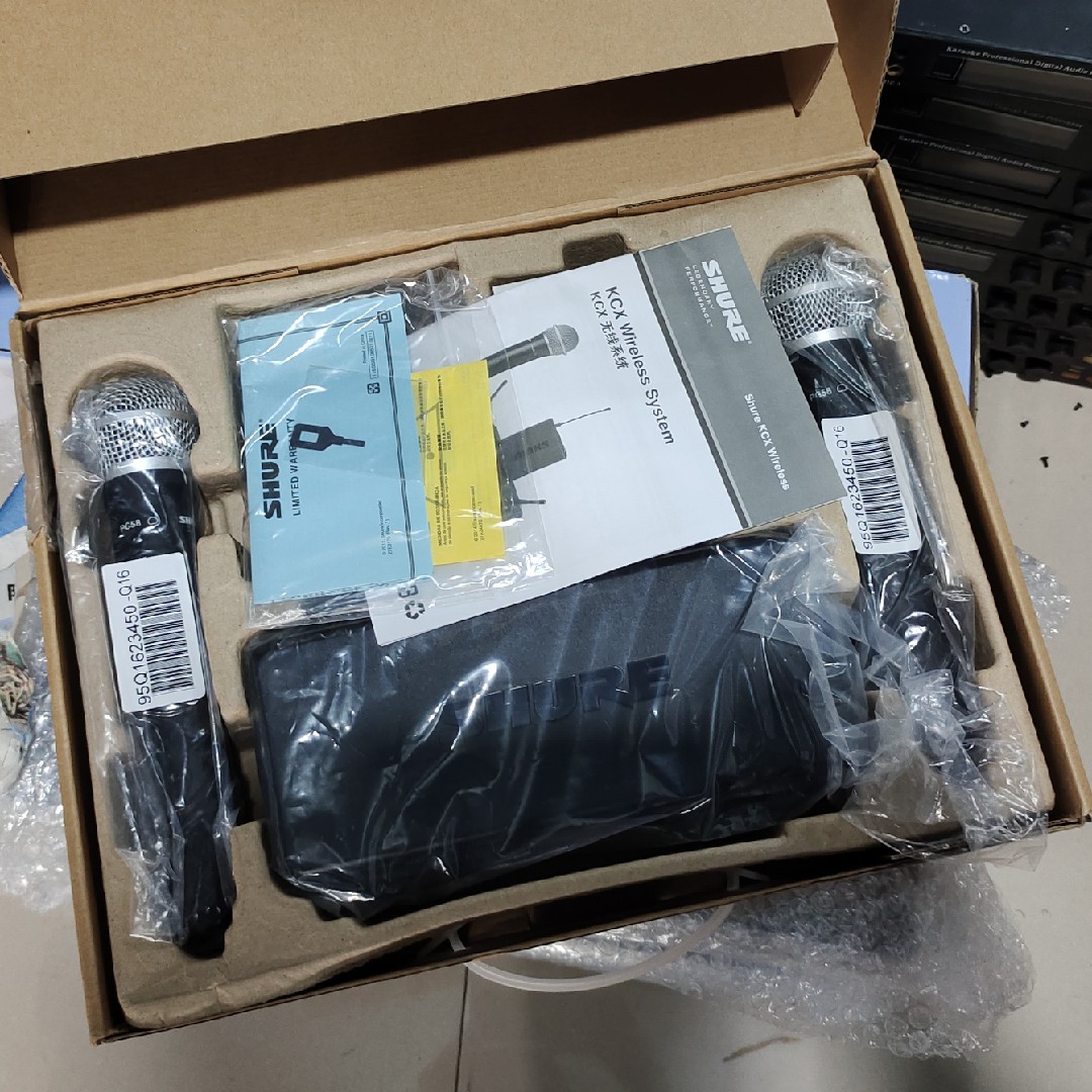 Second hand original clothing Shure shul KCX288 PG58 One drag II KTV Stage Professional wireless microphone