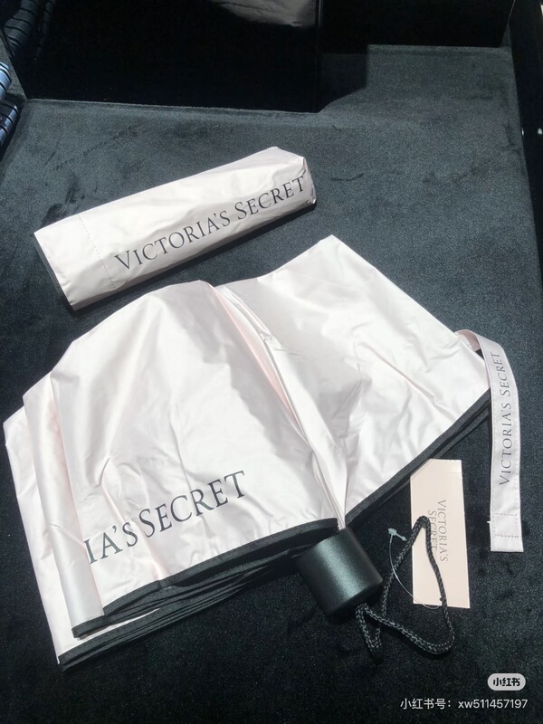 Victoria's Secret Outdoor Foldable Umbrella Portable Sunshade Umbrella for Both Sunny and Rainy Weather Uv Protection Sun Umbrella