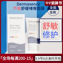 Spot German Dermasence aloe active soothing gel mask pox muscle sedative 75ml hydrating first aid