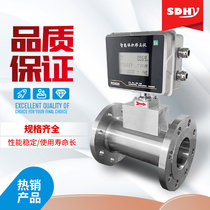 LWQ gas turbine flow meter LNG natural gas methane coal gas air DN50 100 water oil ethanol liquid
