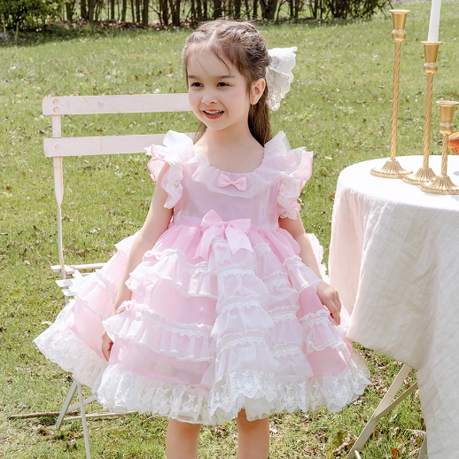 Girl Xia's high-end Ralita Lolita Spanish style princess dresses baby sleeveless cake dresses