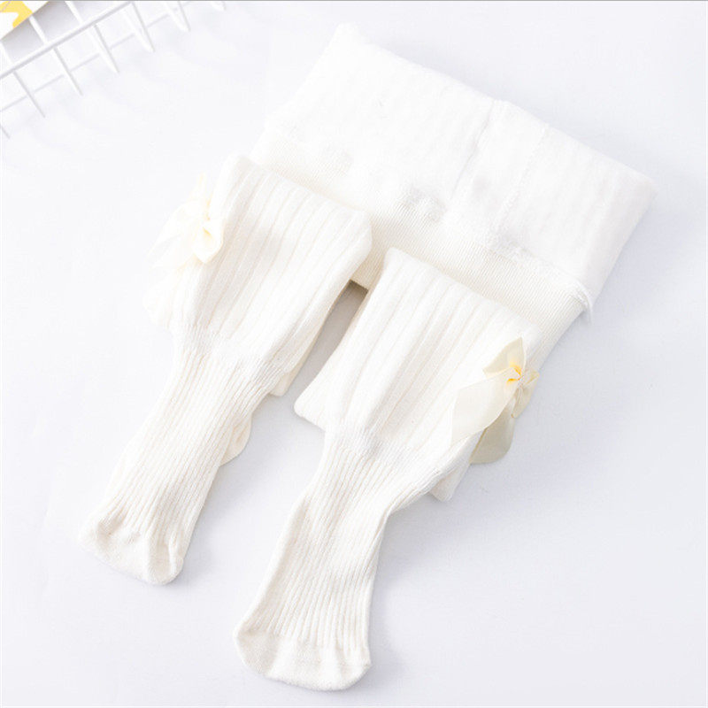 2020 New Girl Pants Socks Autumn Winter Plus Suede Thickened Butterfly Knot Baby Girl Warm Inner Hitch Socks