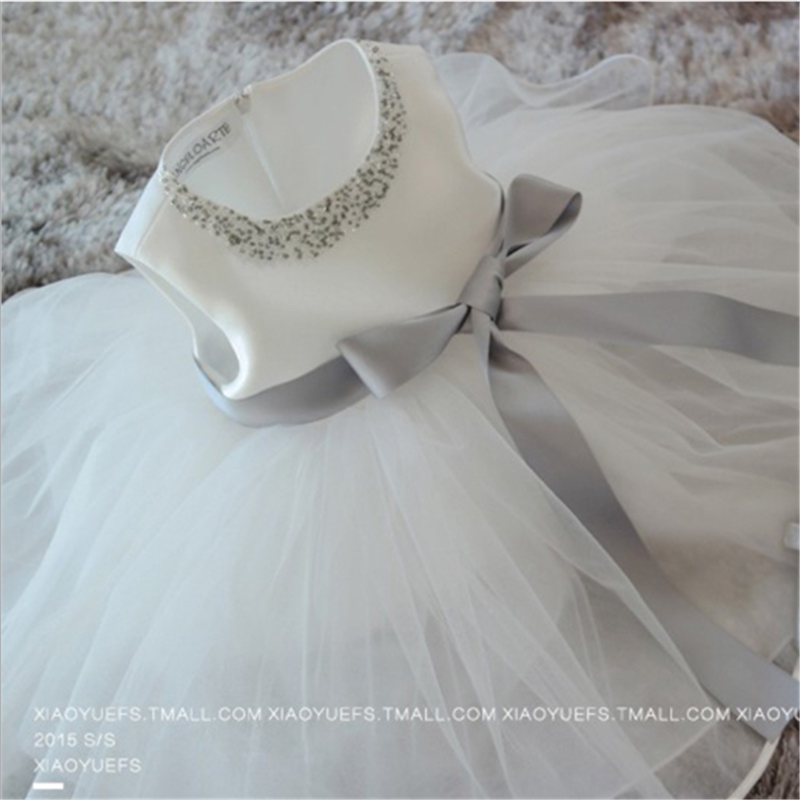 SuperOcean Girl Girl Princess Skirt Tide Summer Dress Butterfly Knot White Dress 61 Kindergarten Graduation Performance Dress