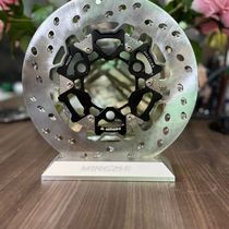 Mingzhe MF5 oblique hole plus heat sink fully floating modified disc three-hole 220 245 universal brake disc