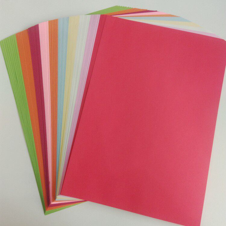 Mary A4 color copy paper jam origami batch mixed color paperback 70-110g Mary color paper color printing paper