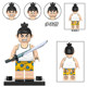 Complete Set of Action Figures Assassin Wu Liqi Third-Party Moc Plum Blossom Thirteen Genshin Impact Building Block Figures Children's Toys