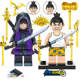 Complete Set of Action Figures Assassin Wu Liqi Third-Party Moc Plum Blossom Thirteen Genshin Impact Building Block Figures Children's Toys