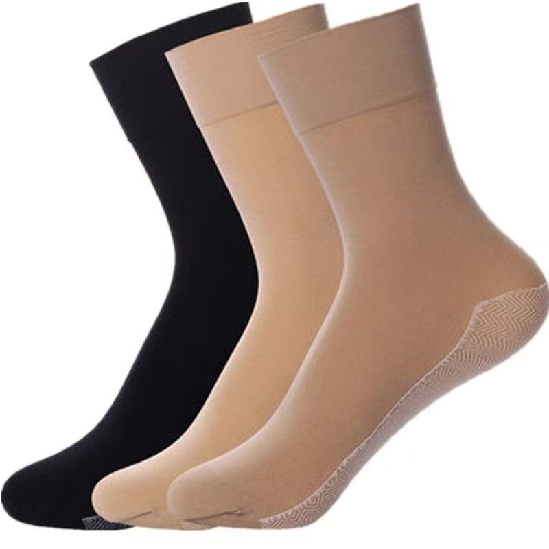 Autumn and Winter Thickened Stockings with Cotton Bottom, Anti-Odor Short Stockings, Women's Socks, No Heel Socks, Thickened Wear-Resistant Women's Socks, Anti-Snagging Autumn and Winter Thickened Stockings with Cotton Bottom, Anti-Odor Short Stockings, Women's Socks, No Heel Socks, Thickened Wear-Resistant Women's Socks, Anti-Snagging