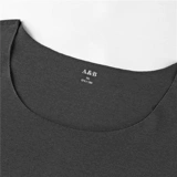 Мужское хлопковое удерживающее тепло нижнее белье, приятный телу высокий свитер, термобелье, круглый воротник