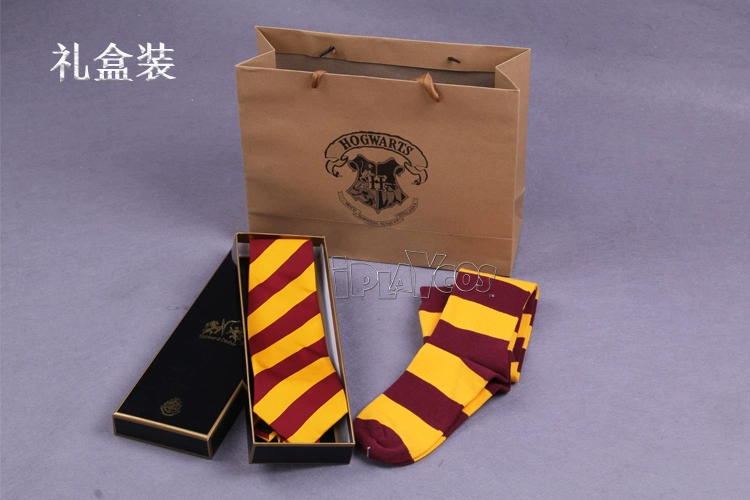 Mùa hè mới vớ Harry Potter Gryffindor qua đầu gối vớ sọc mùa thu và mùa đông vớ cổ phiếu cosplay