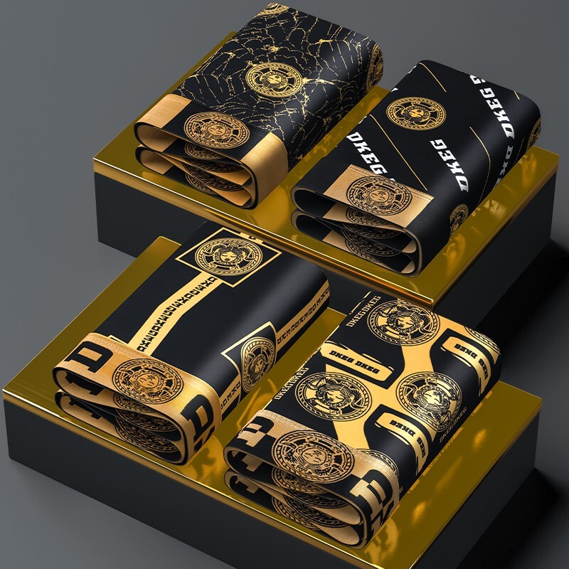 High-End Men's Underwear, Ice Silk Antibacterial Shorts, Men's 2026 New Style, Breathable Boxer Briefs, Brand Name