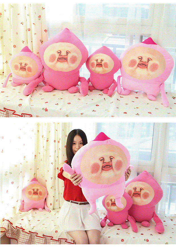 Búp bê đồ chơi búp bê đào búp bê búp bê sáng tạo gối vải sang trọng đồ chơi tay ấm gối vải thú nhún cho bé