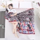 Flannel Flannel Double Velvet Giải trí Chăn Tấm Chăn Mùa đông Dày Chăn Chăn Chăn Giải trí Chăn chăn muji lông cừu