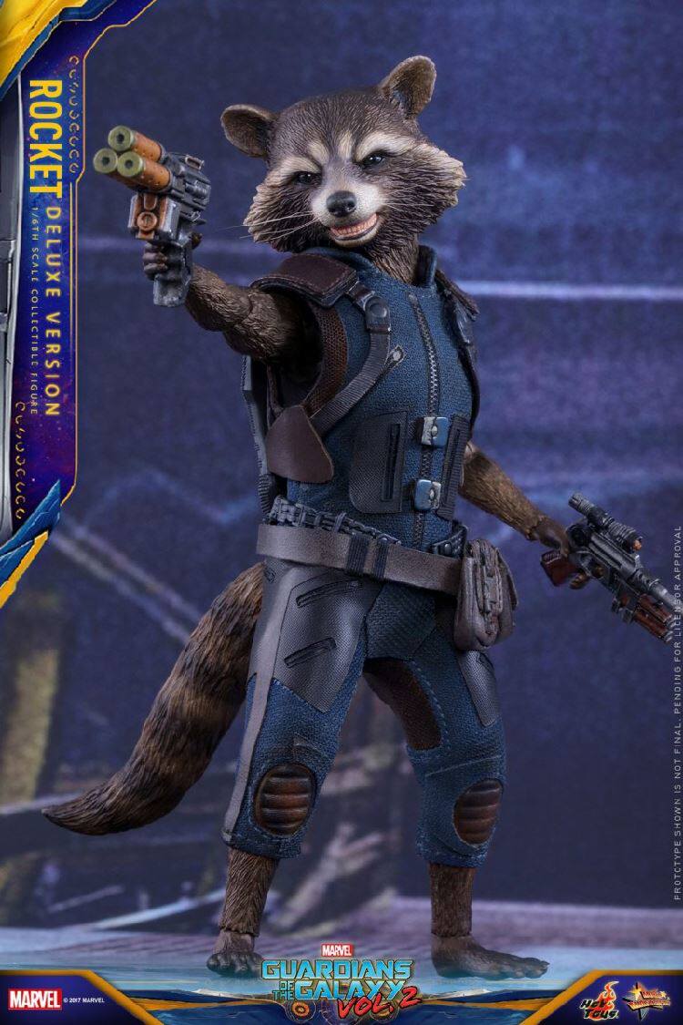 HotToys Rocket Raccoon2.0 Guardians of the Galaxy 1/6 Starter