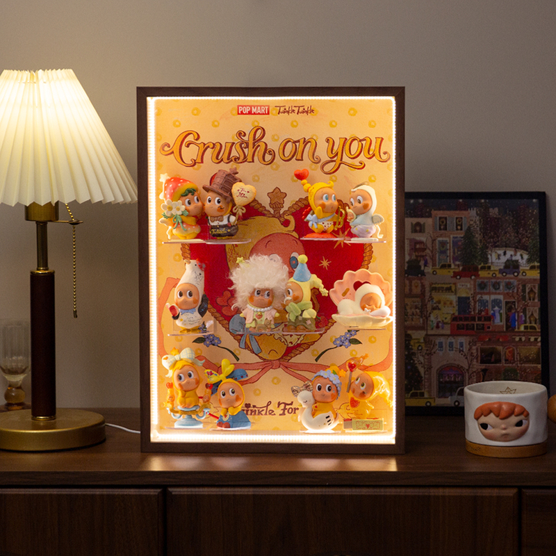 Star Man Heart-Pounding Figure Blind Box Storage Display Box Decorative Luminous Dustproof Photo Frame Wall Hanging Star Man Heart-Pounding Figure Blind Box Storage Display Box Decorative Luminous Dustproof Photo Frame Wall Hanging