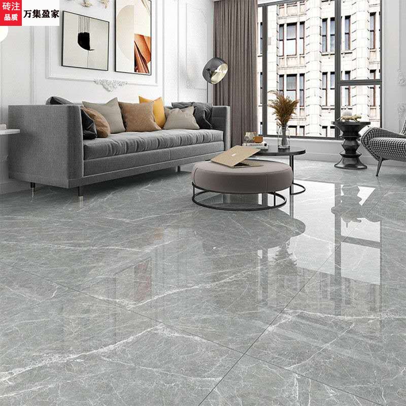 Foshan King Kong marble tile 800X800 abrasion resistant non-slip modern minimalist living-room negative ion floor brick