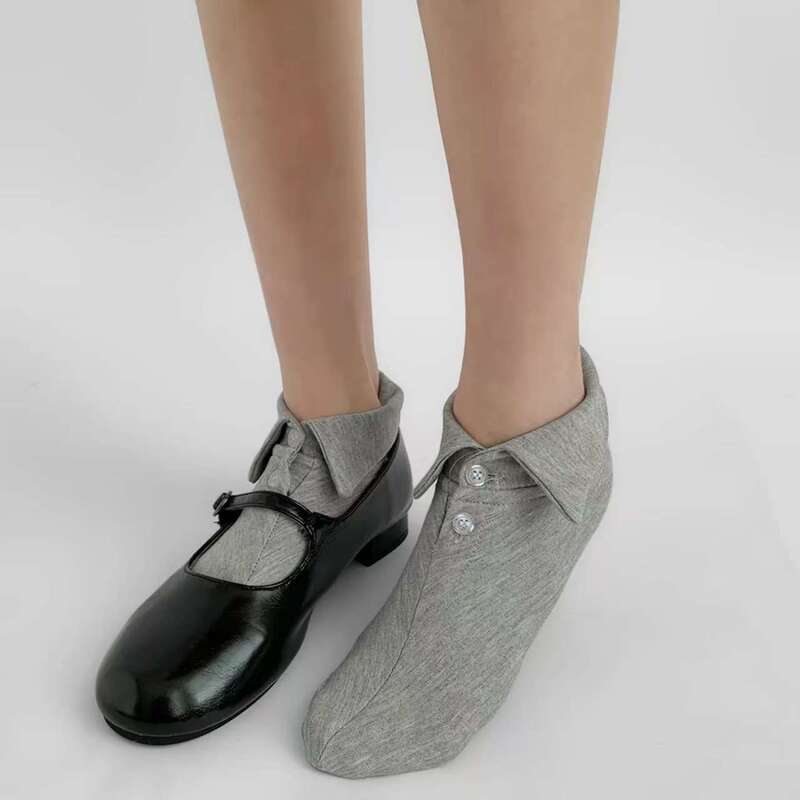 Fashionable Foreign Trade Niche Personality Shirt Collar Socks, Retro Cute Girl Trendy Magazine Style Short Socks Fashionable Foreign Trade Niche Personality Shirt Collar Socks, Retro Cute Girl Trendy Magazine Style Short Socks
