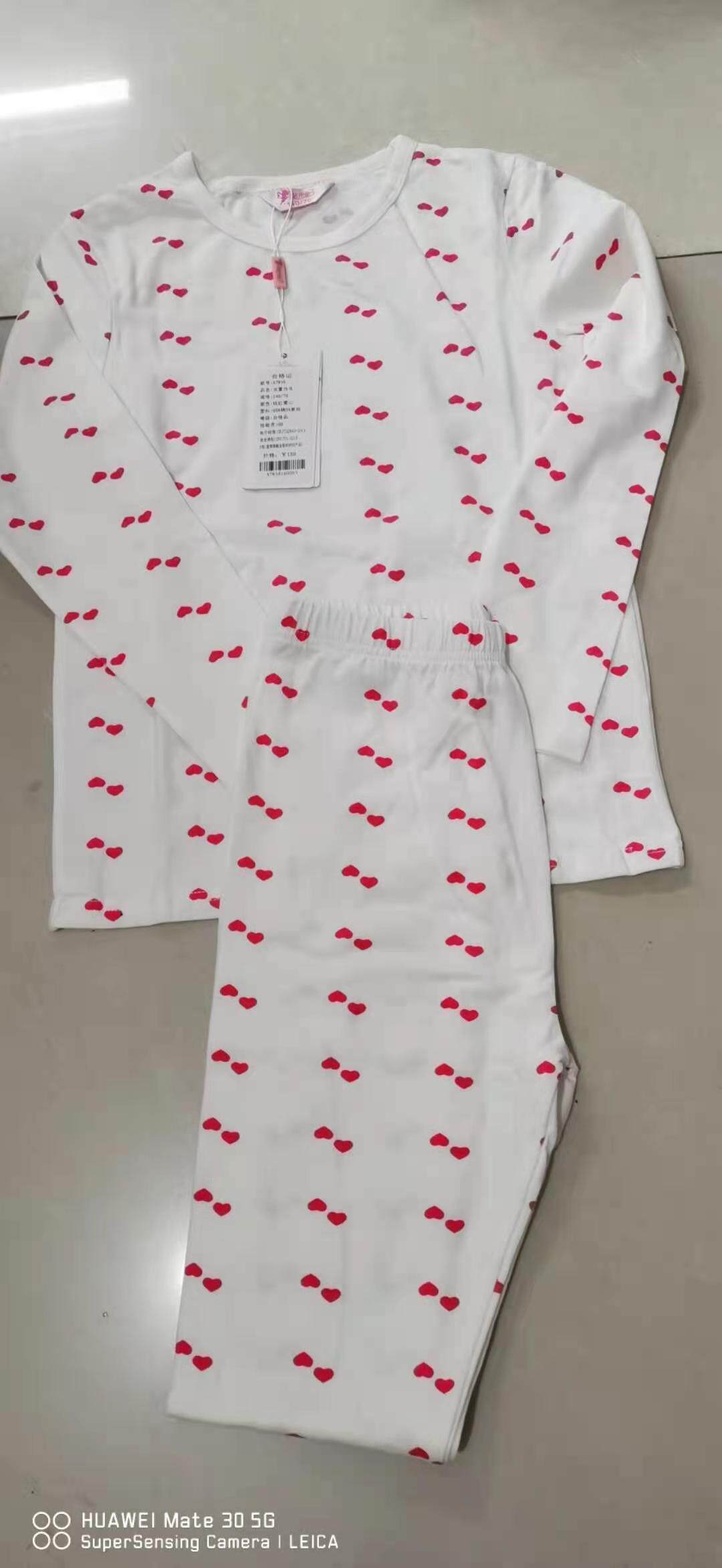 Loba Rabbit Special Offer Girls Long Sleeve Pullover Spring and Autumn Home Children's Autumn Clothes Sanitary Pants Set