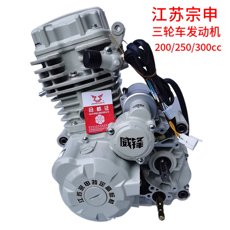 Jiangsu Zongshen Engine 200250 300cc Water cooling Vanguard brand new original factory three-wheeled locomotive special