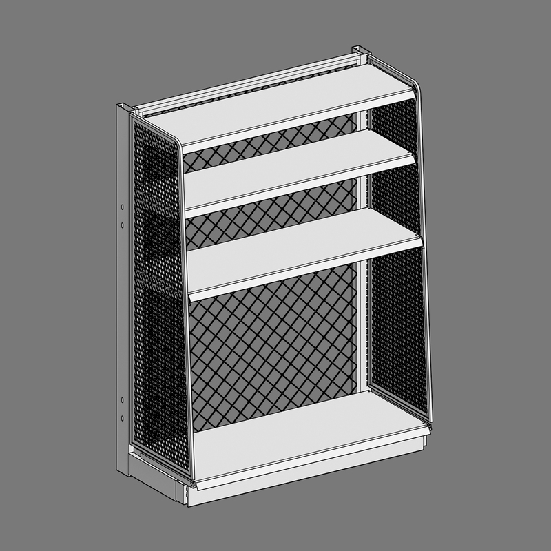 【Single-Sided Beverage Cabinet (3-Layer Floor Stacking with Mesh Back)】I Really Want to Get the Same Type of Beverage Display Cabinet 【Single-Sided Beverage Cabinet (3-Layer Floor Stacking with Mesh Back)】I Really Want to Get the Same Type of Beverage Display Cabinet