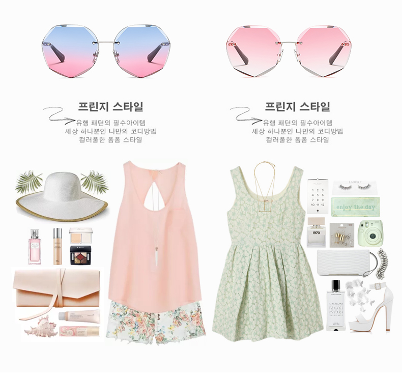 Kính râm 2018 mới đi biển nữ retro retro gió tròn mặt kính đỏ kính râm GM hộp lớn mặt dài kính râm nam